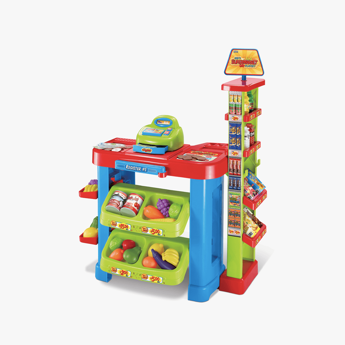 Super Market Cash Register & Scanner Playset