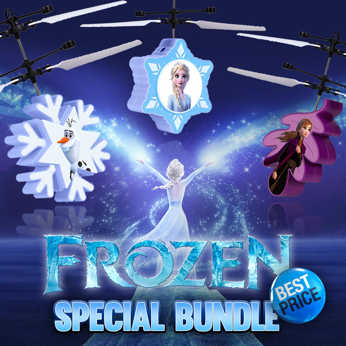 Frozen® Heli Ball 3-Pack Bundle