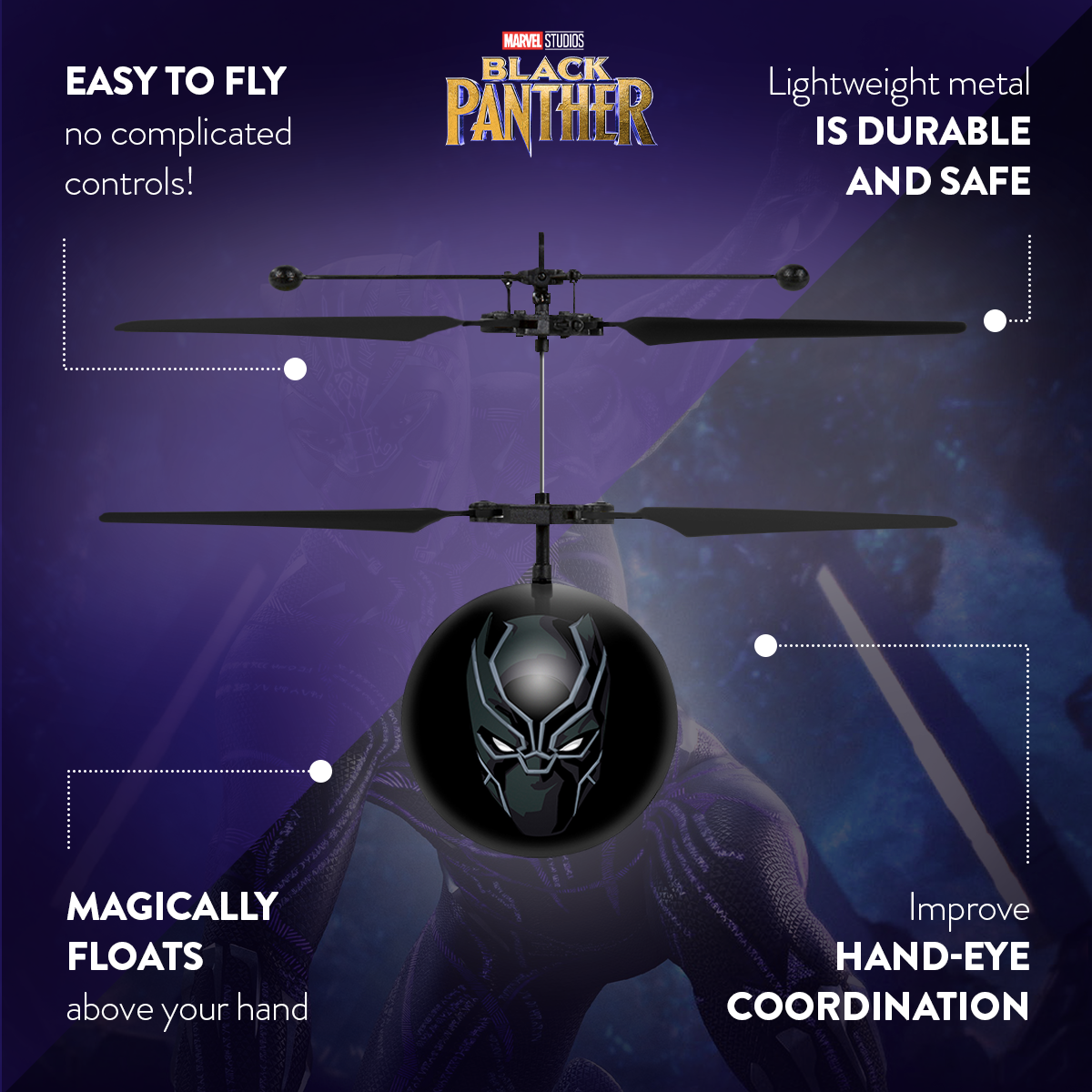 Baile de helicóptero de la Pantera Negra 