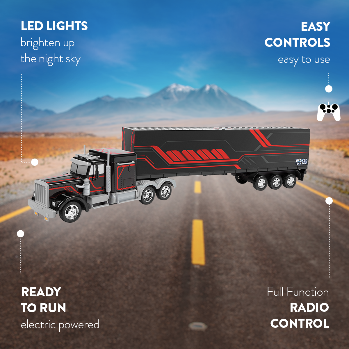 Mega Rig RC Semi Trailer Truck | HobbyTron™