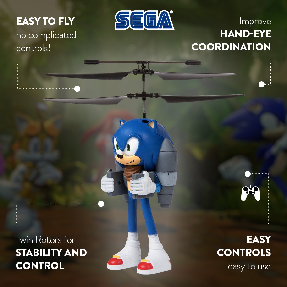 Sonic RC Flying Figure