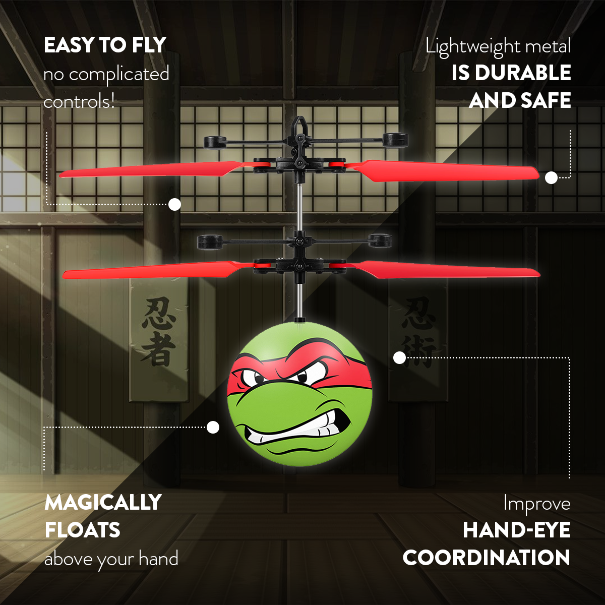 TMNT Raphael Heli Ball