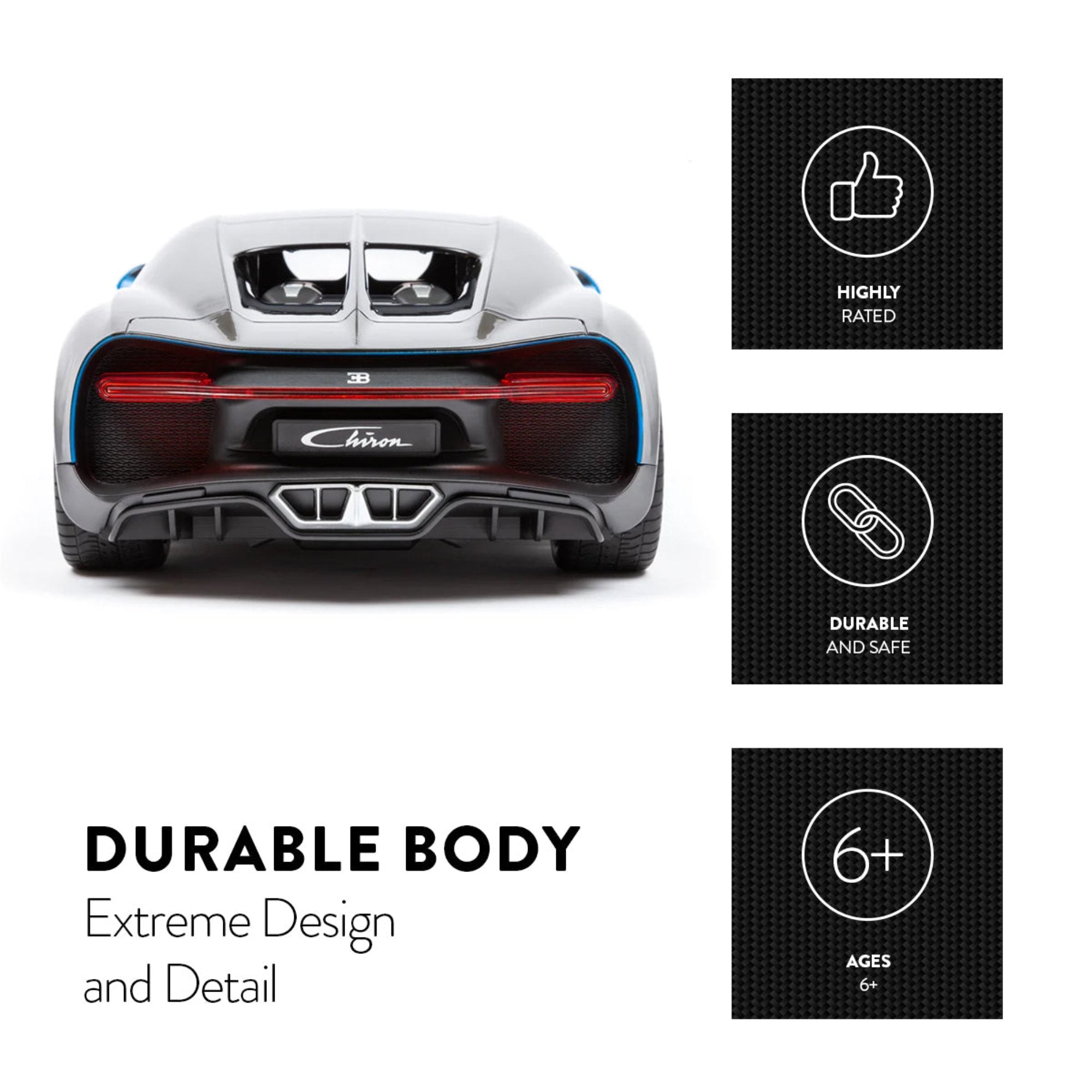 Bugatti Chiron 1:10 RTR Electric 2.4Ghz RC Car