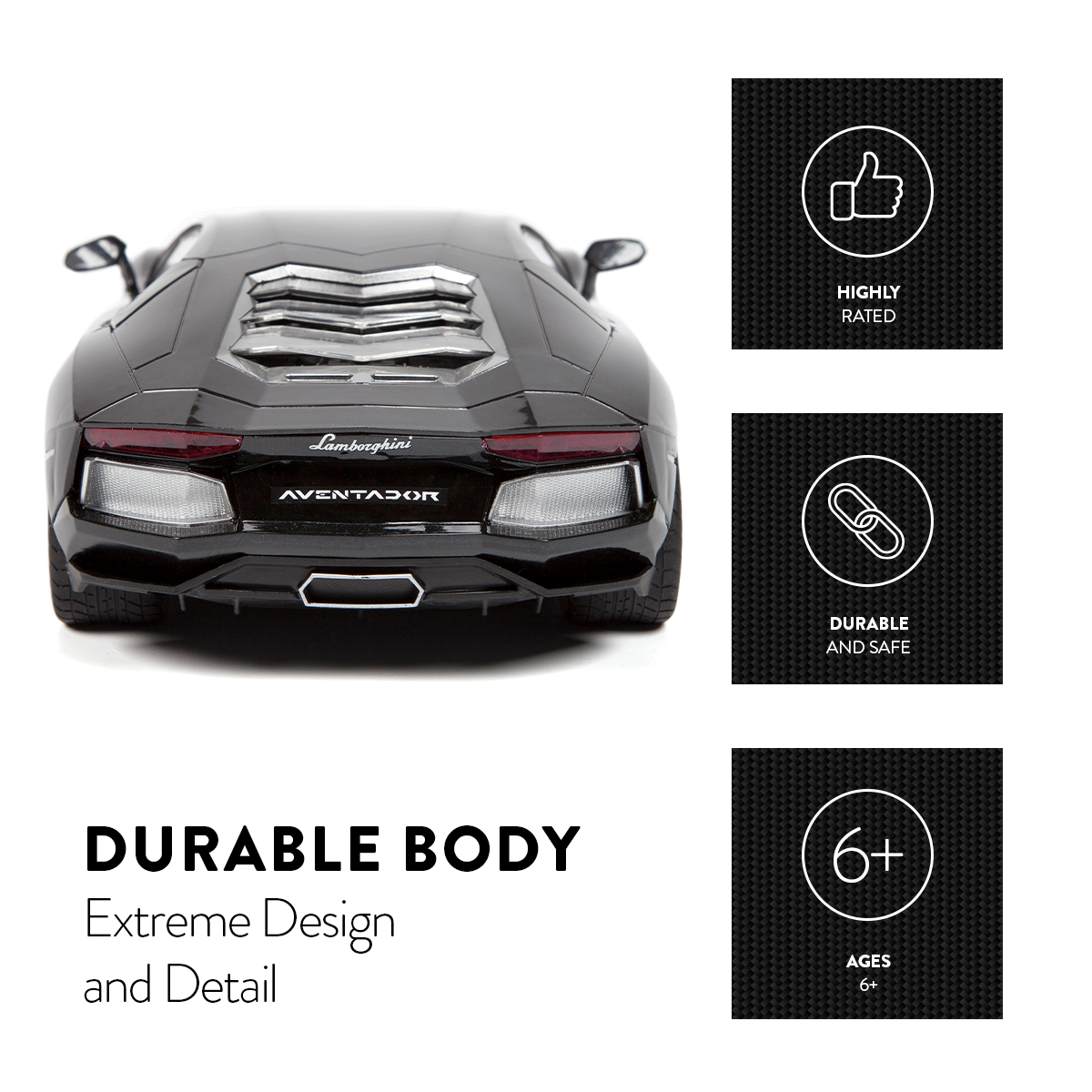 Coche RC Lamborghini Aventador [1:14]