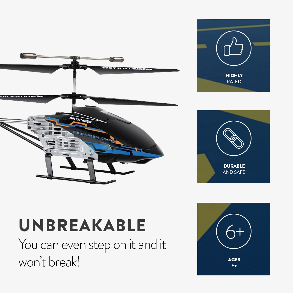 Nano Hercules Unbreakable RC Helicopter