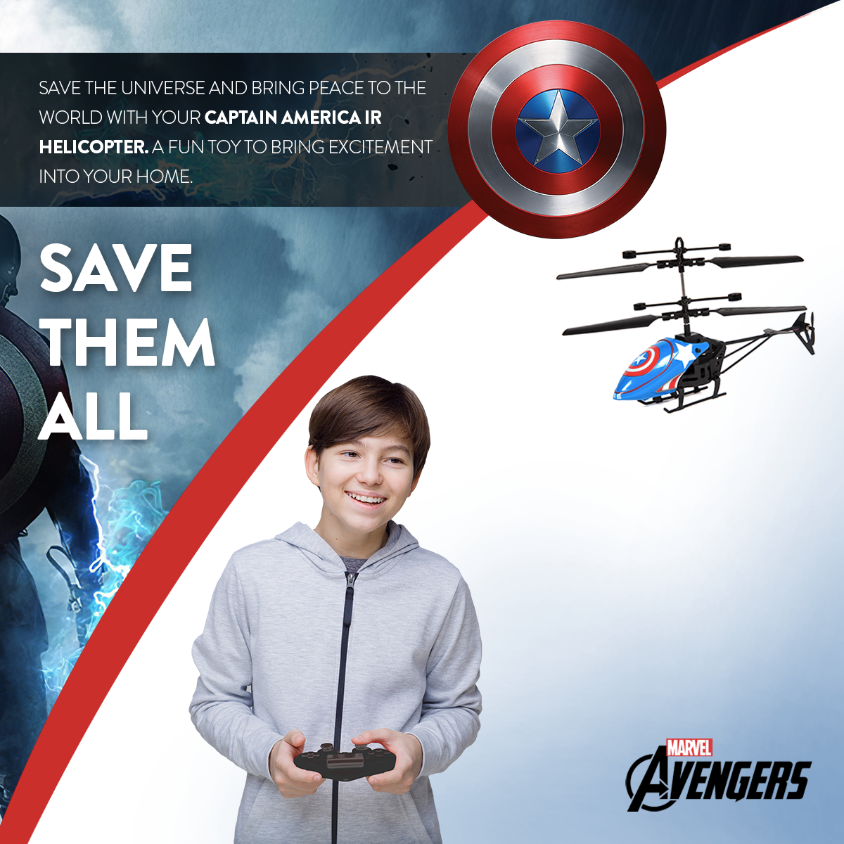 Captain America RC Helicopter