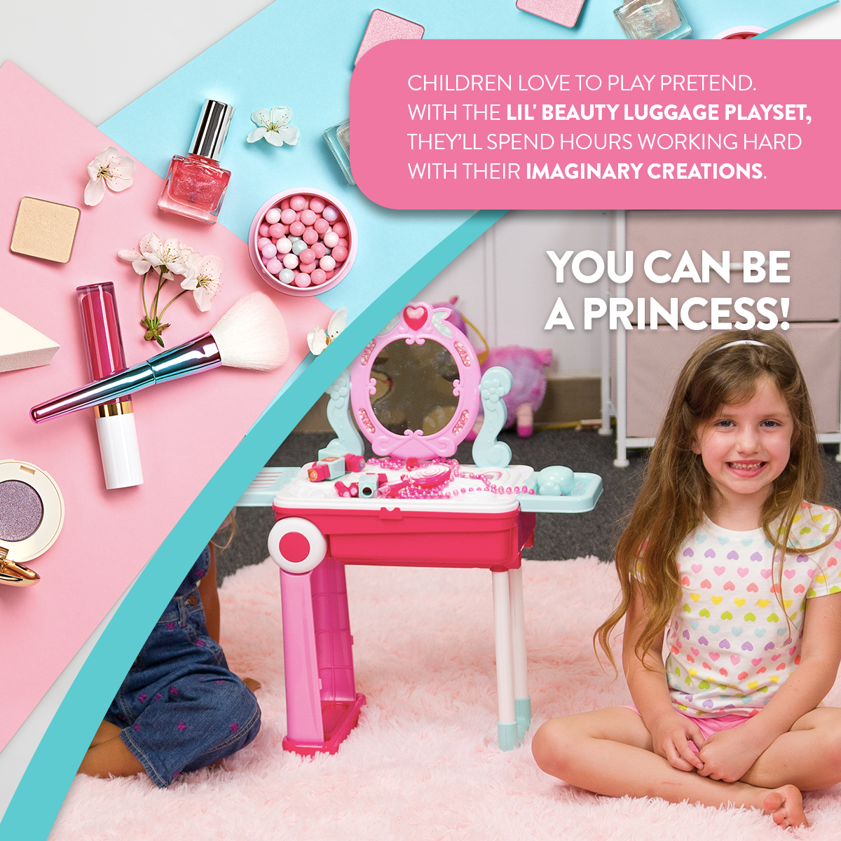 Lil' Beauty Luggage Playset (24 Piece) | HobbyTron™ – HOBBYTRON Lil' Beauty Luggage Playset (24 Piece) | HobbyTron™ – HOBBYTRON