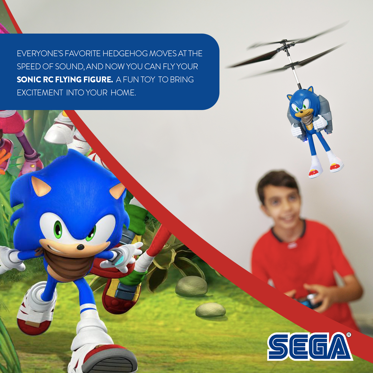 Sonic RC Flying Figure