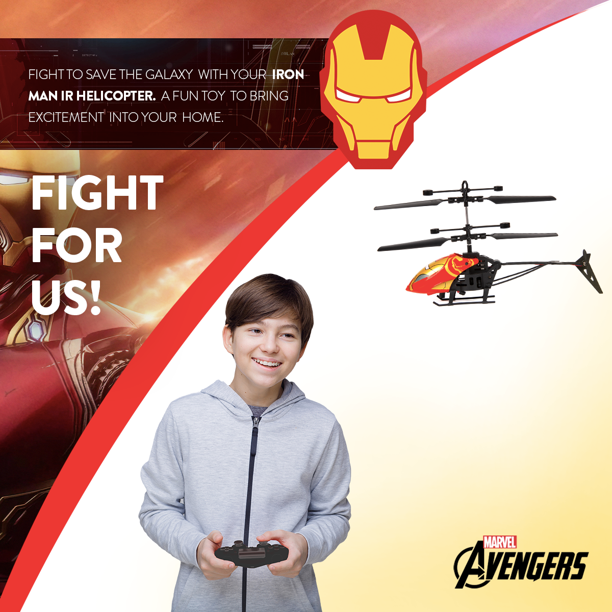 Helicóptero RC Iron Man