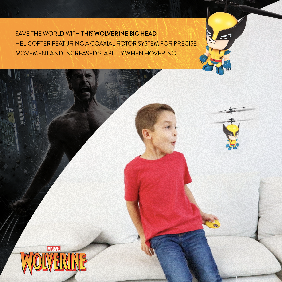 Wolverine Big Head UFO