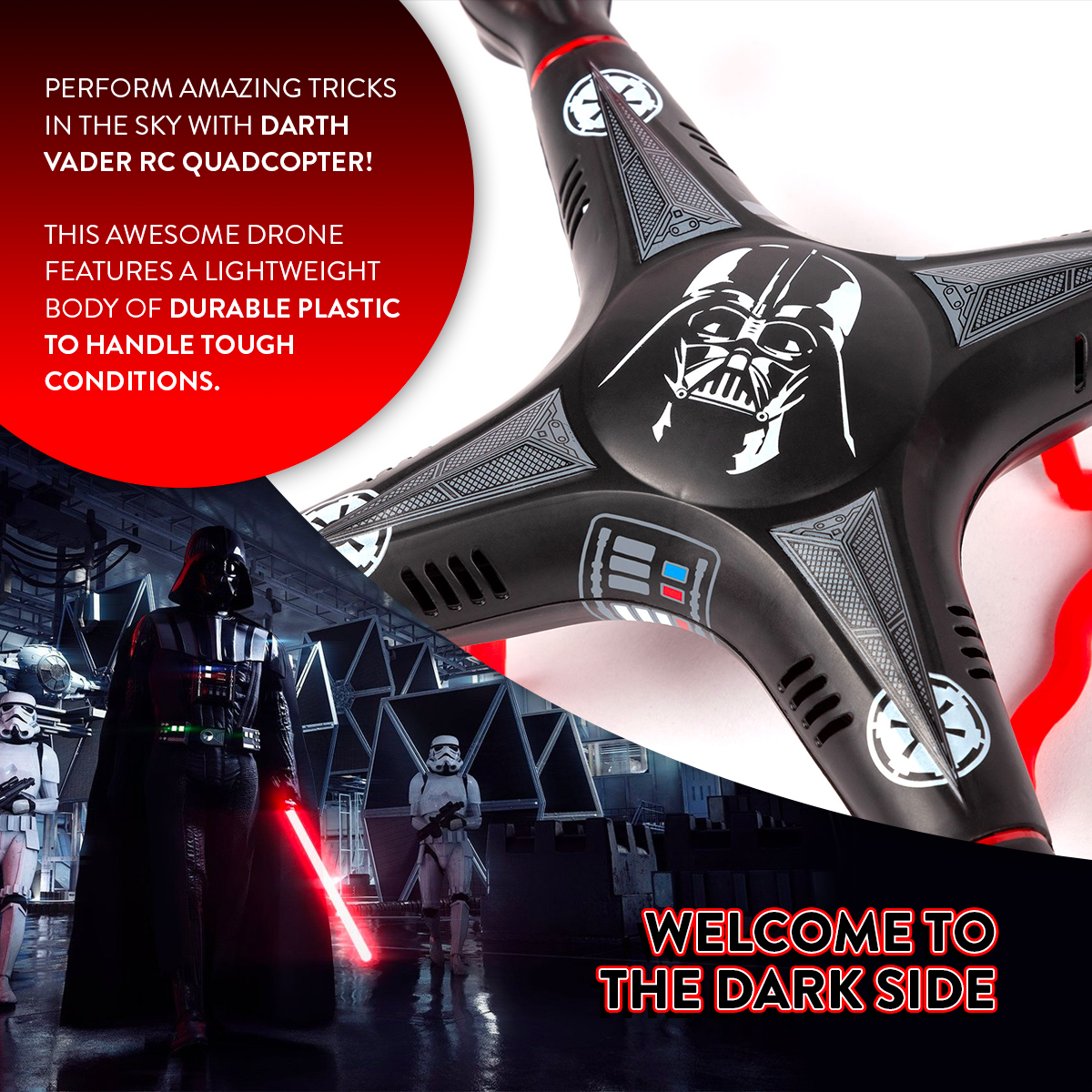Cuadricóptero RC Darth Vader 