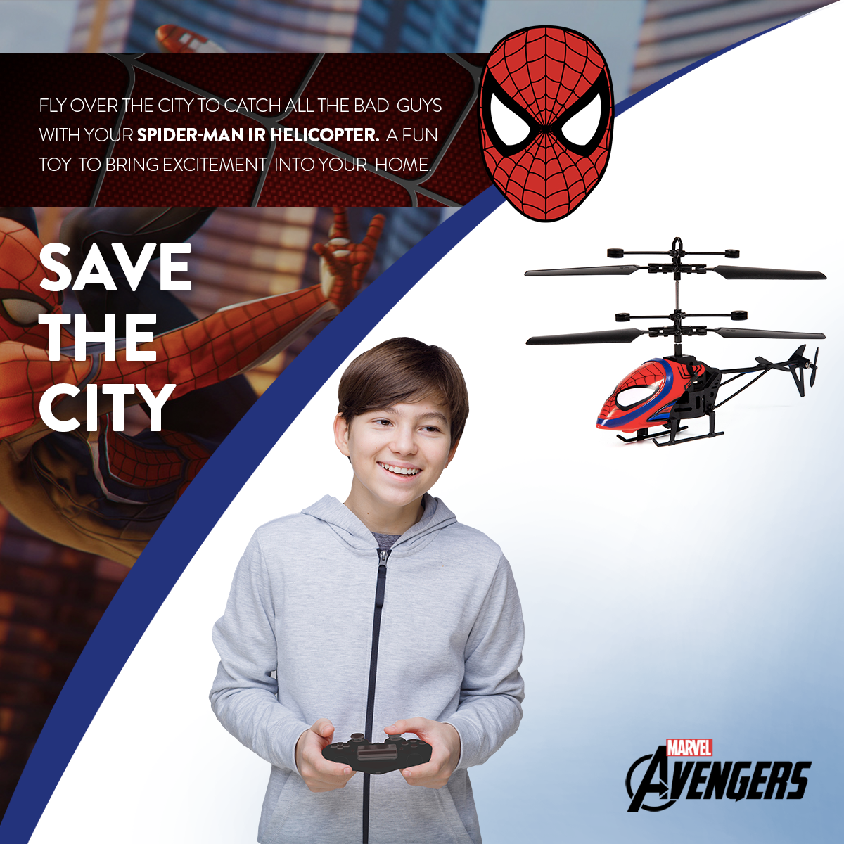 Spider-Man Remote Control 2CH Helicopter