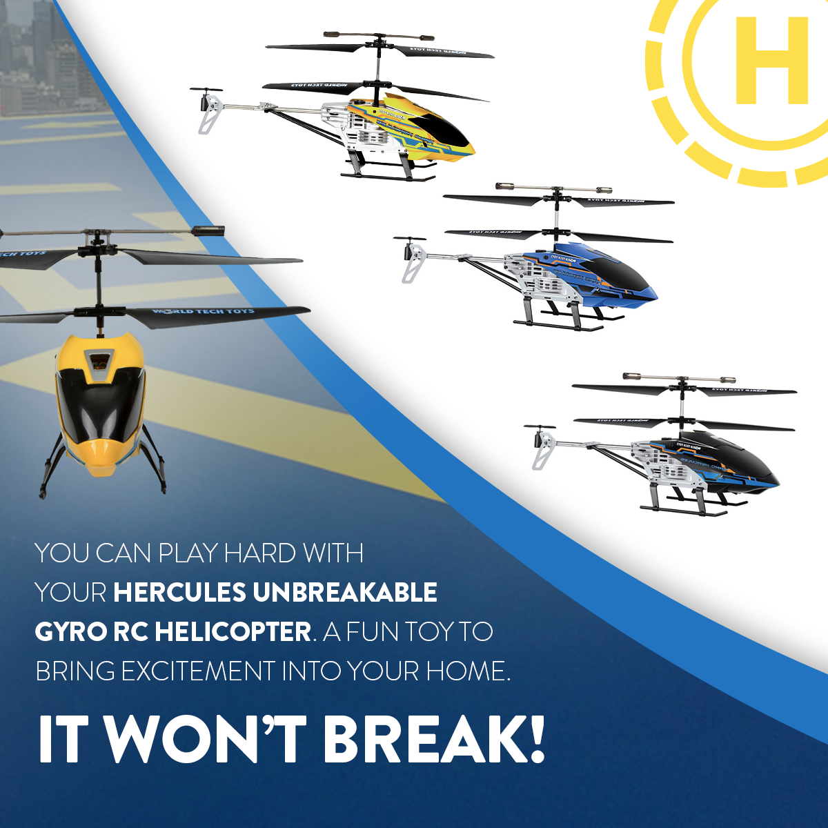 Nano Hercules Unbreakable RC Helicopter