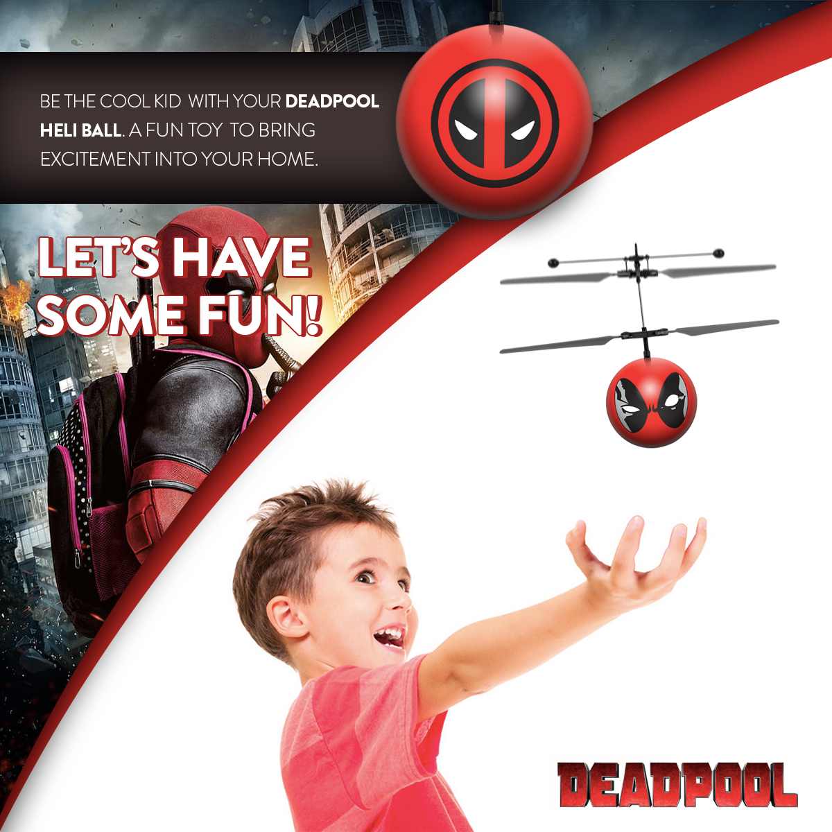 Deadpool Heli Ball