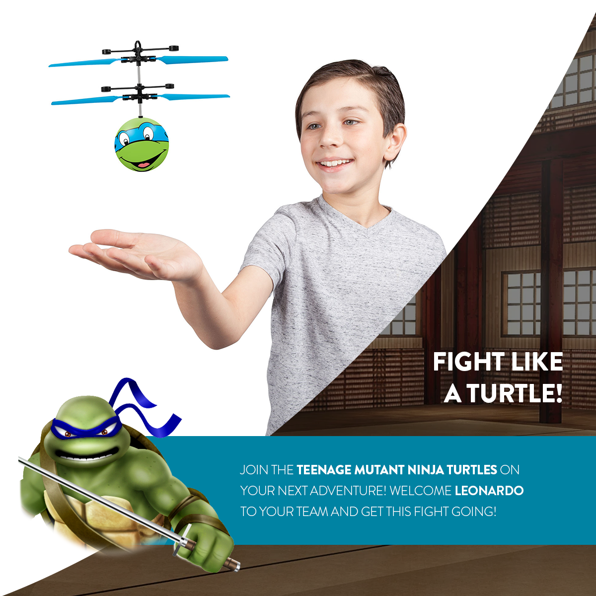 TMNT Leonardo Heli Ball