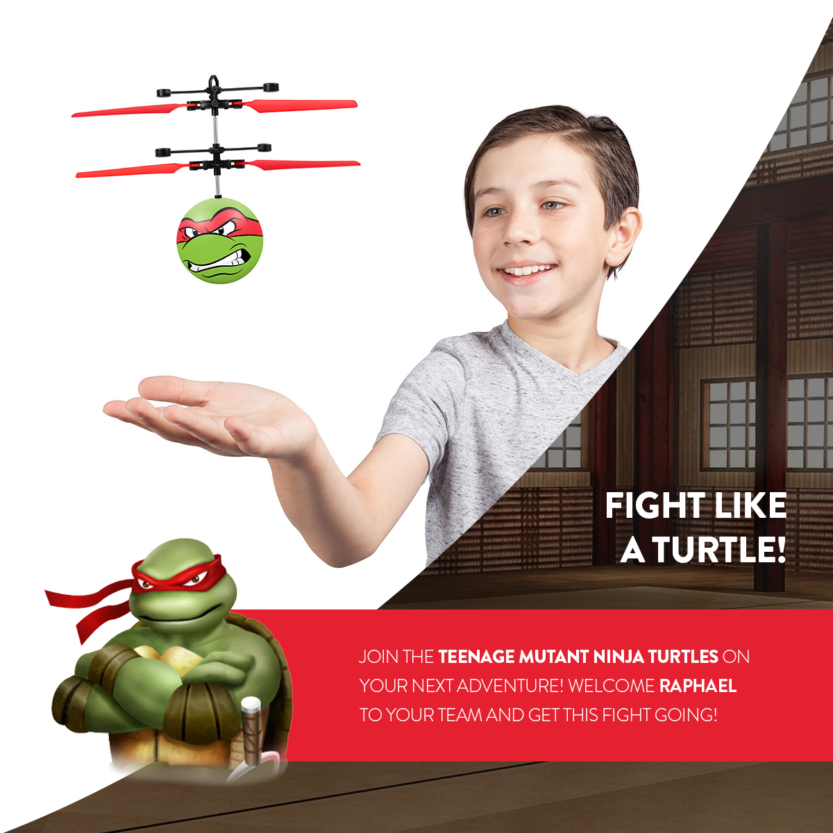 TMNT Raphael Heli Ball