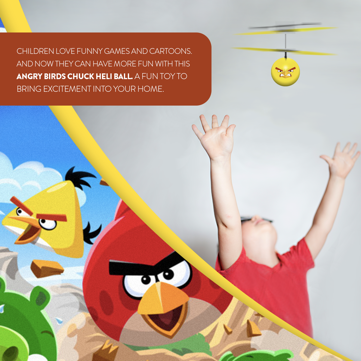 Angry Birds Chuck Heli Ball 