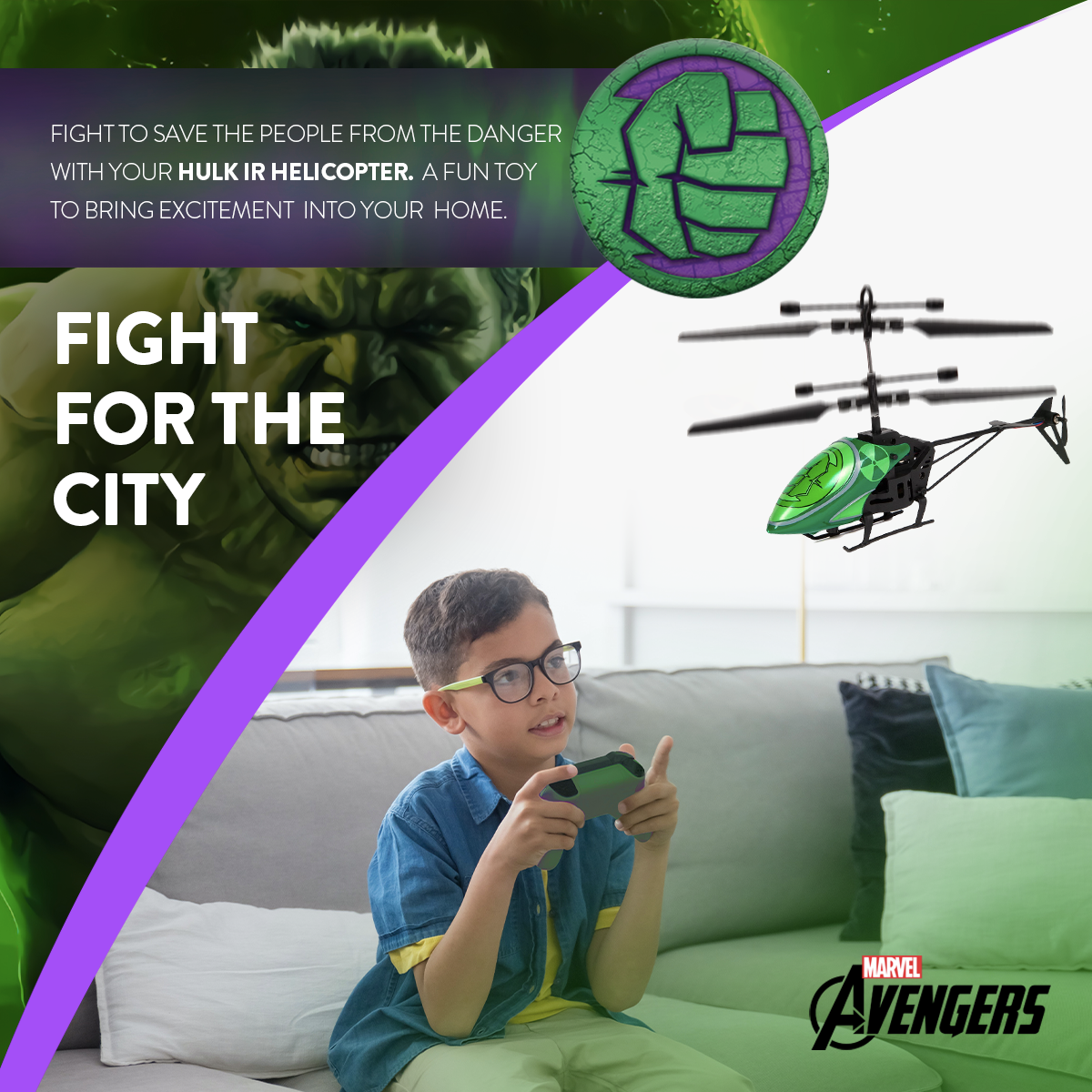 Helicóptero RC Hulk