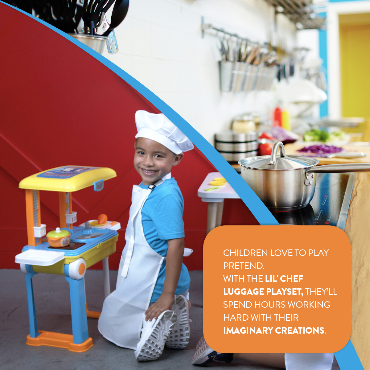 Lil' Chef Luggage Playset (37 Piece)