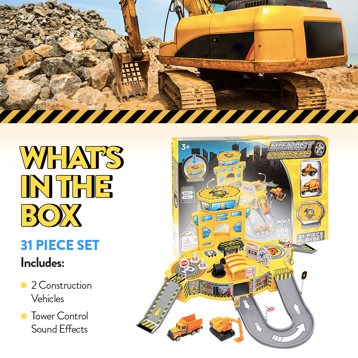 Juego de construcción de cruceros de fundición a presión