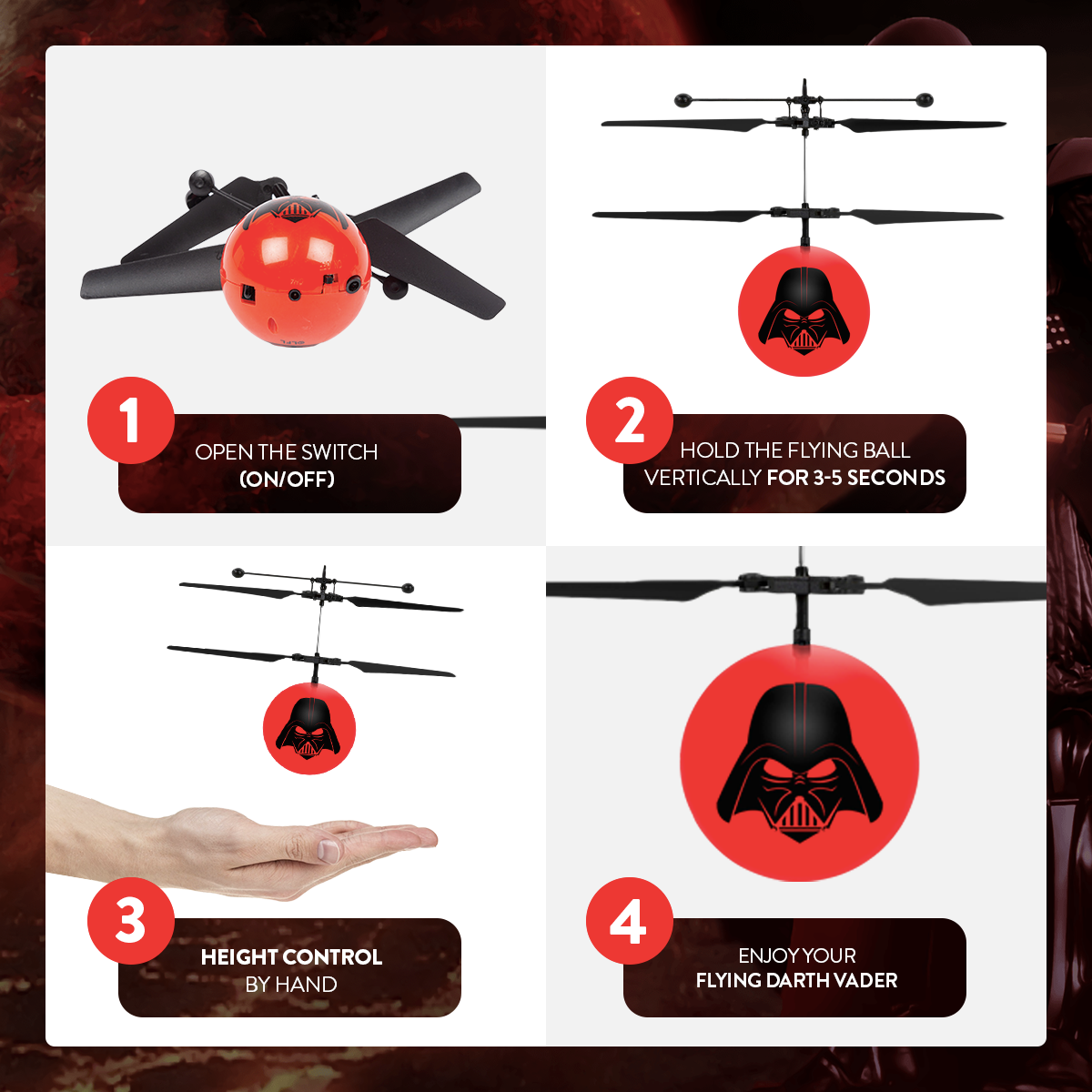 Bola de helicóptero de Darth Vader