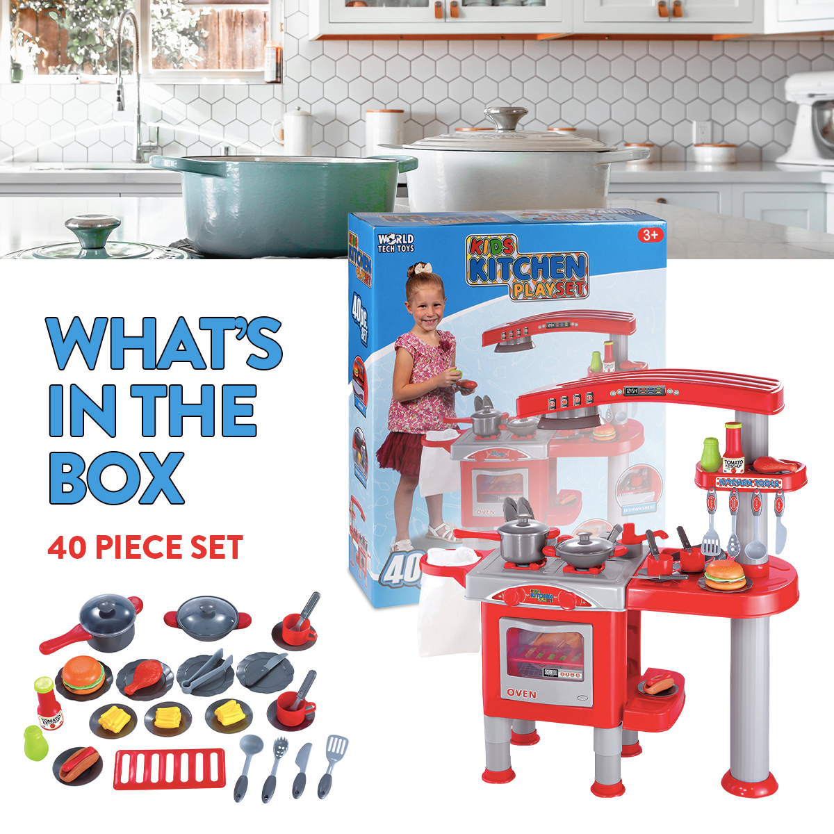 Kid's Kitchen Playset