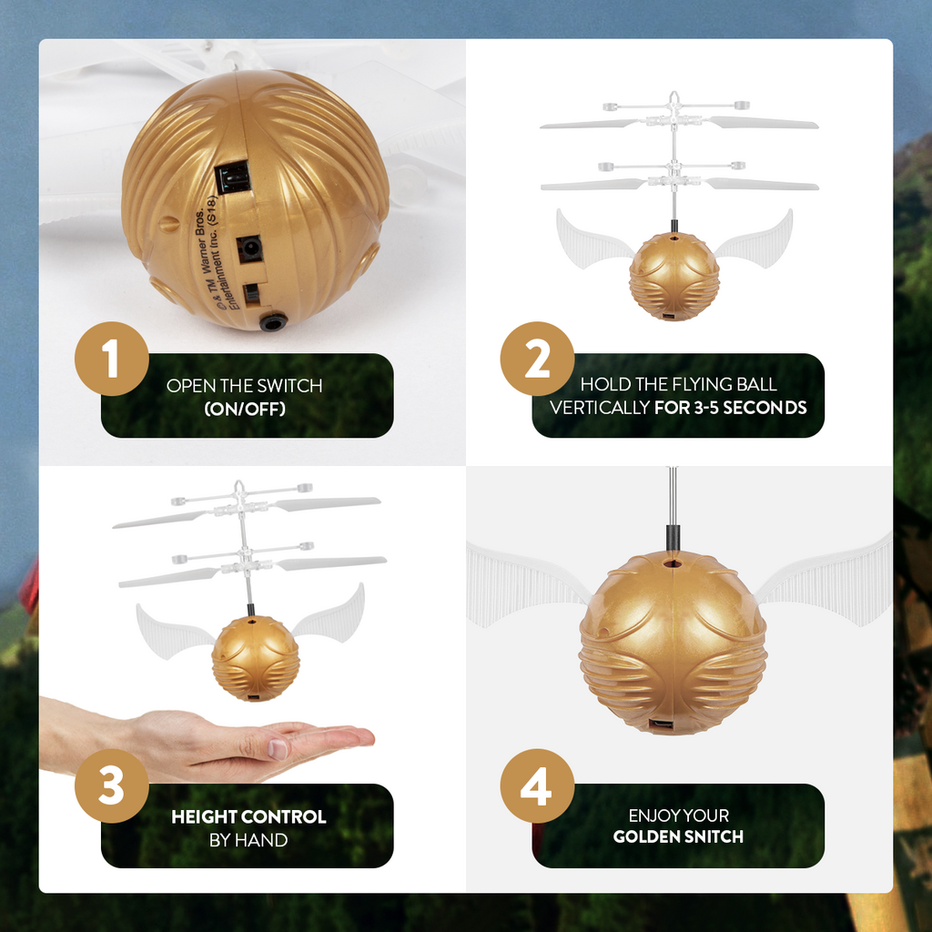 Golden Snitch Heli Ball HobbyTron