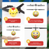 Crazy Face Emoji Heli Ball