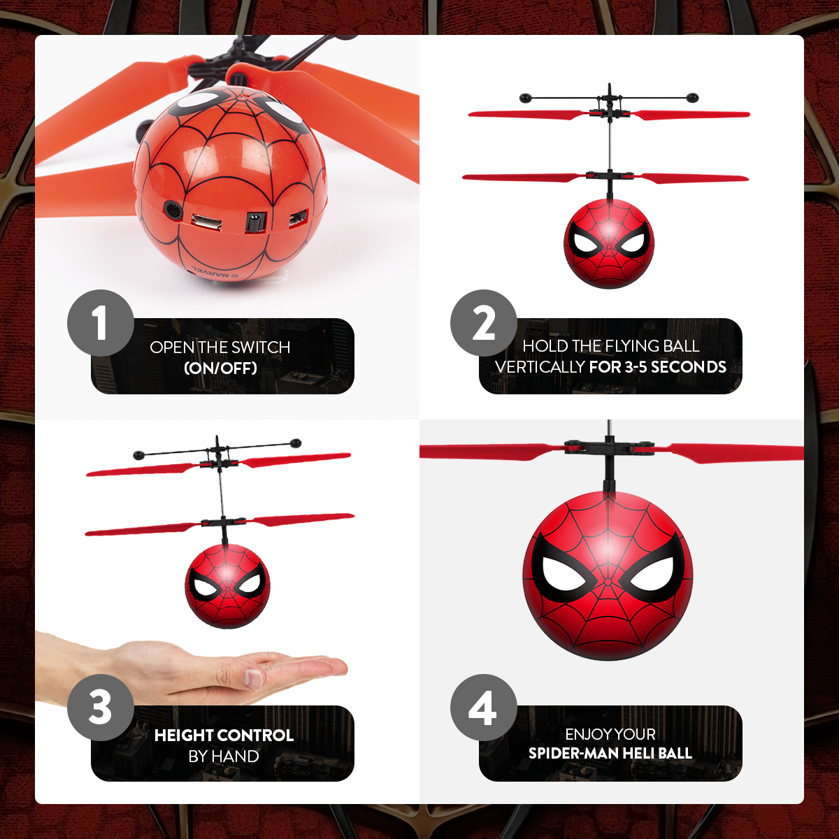 SpiderMan Heli Ball