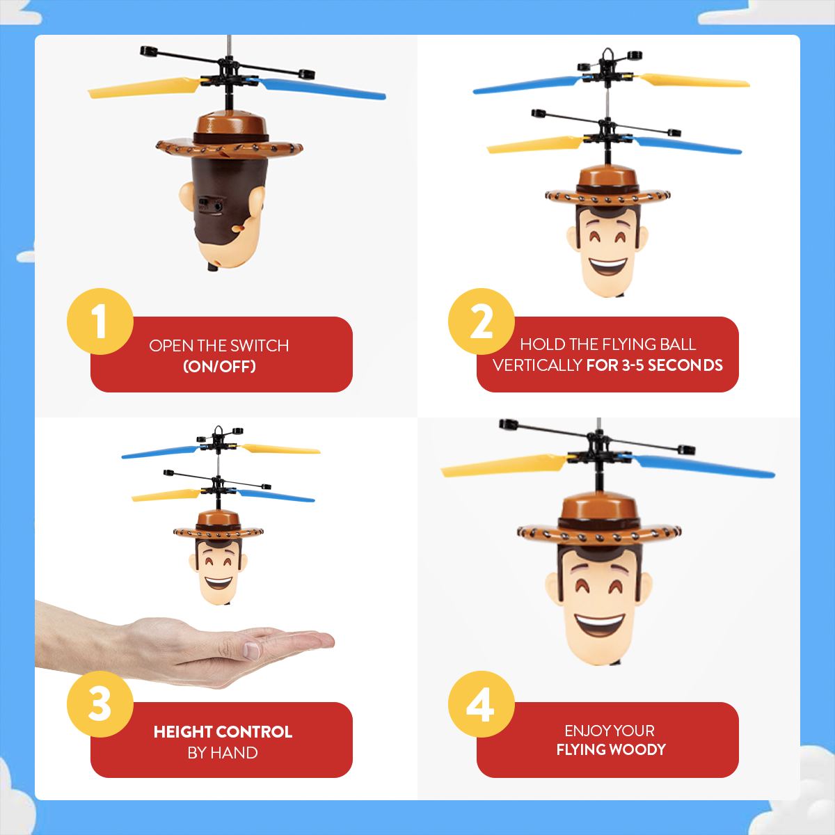Bola de helicóptero de Woody 