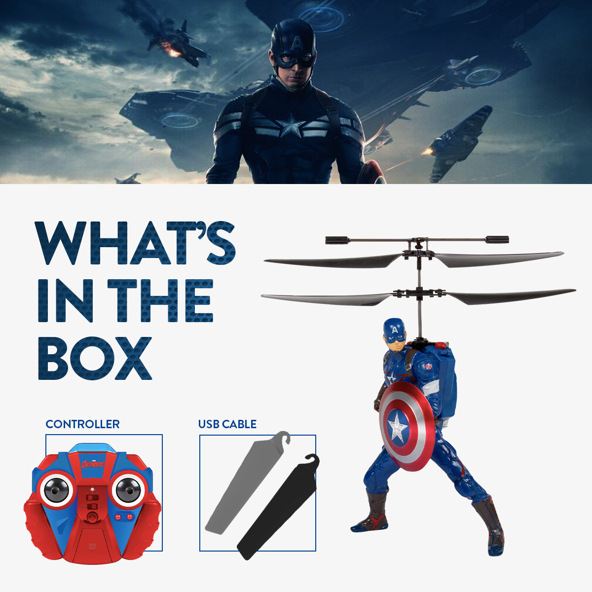 Captain America RC Flying Figure