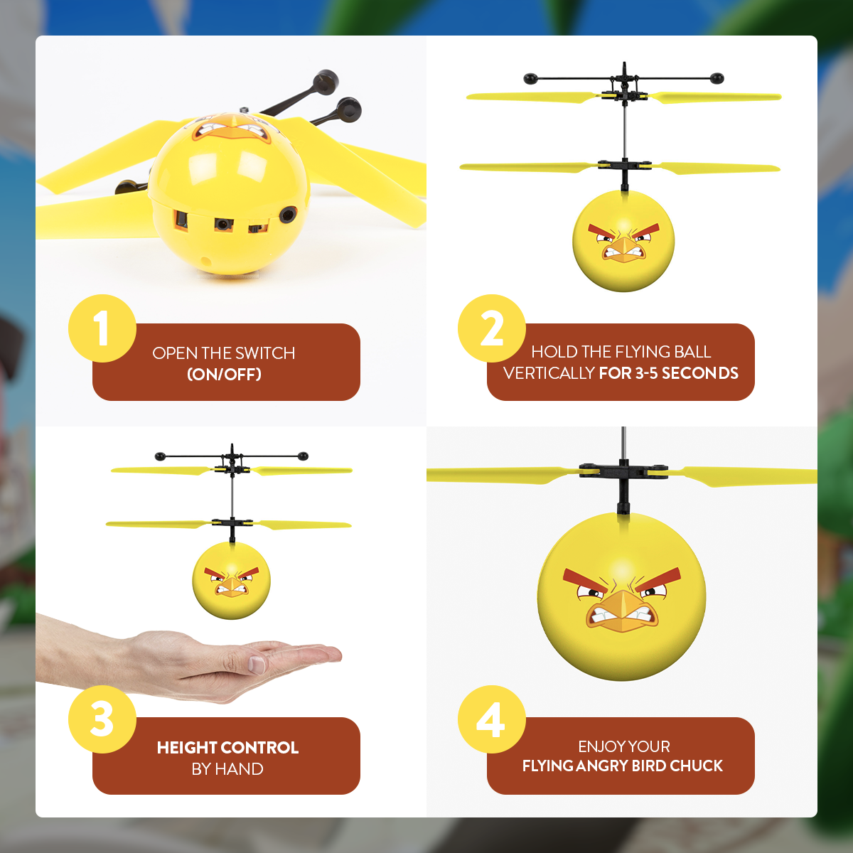 Angry Birds Chuck Heli Ball 