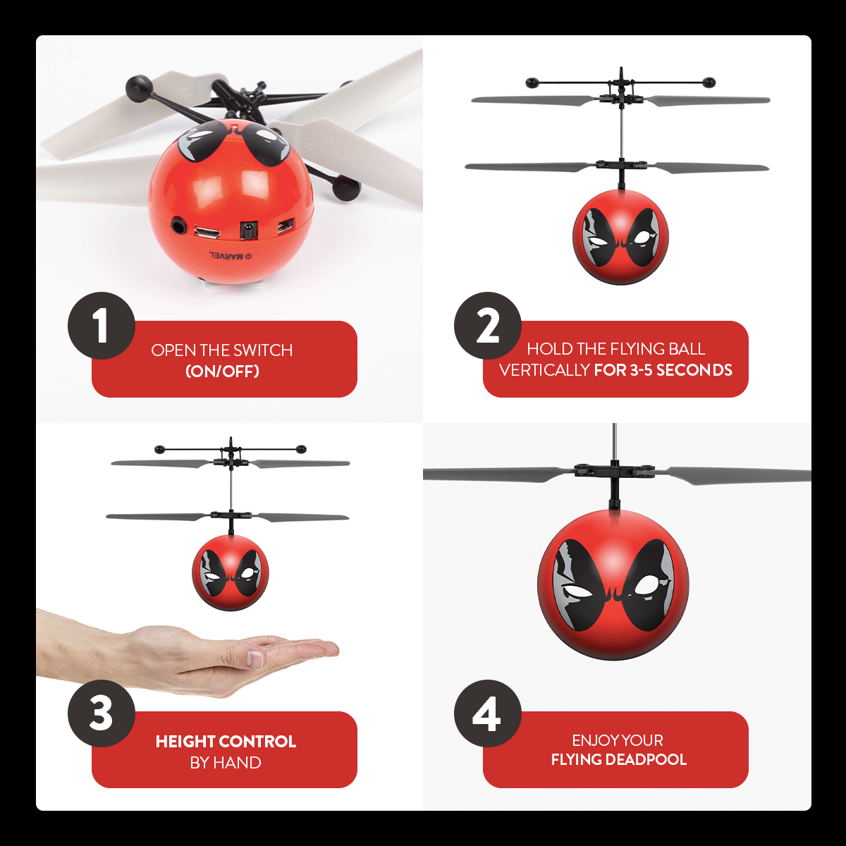 Deadpool Heli Ball