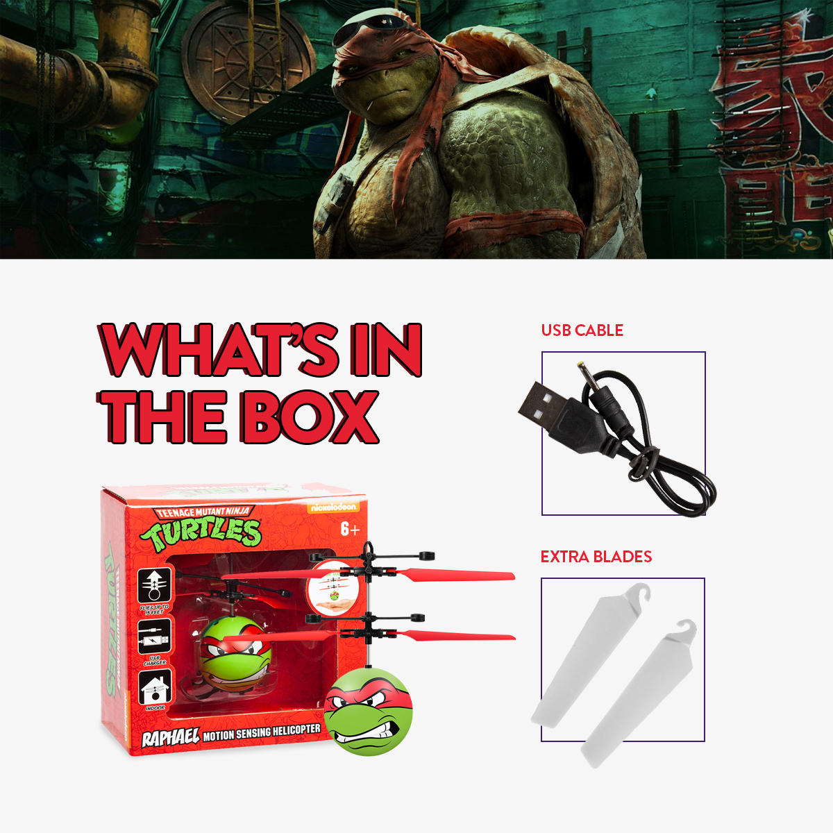 Heli Ball de Rafael de las TMNT