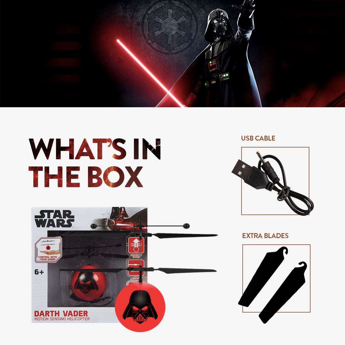 Bola de helicóptero de Darth Vader