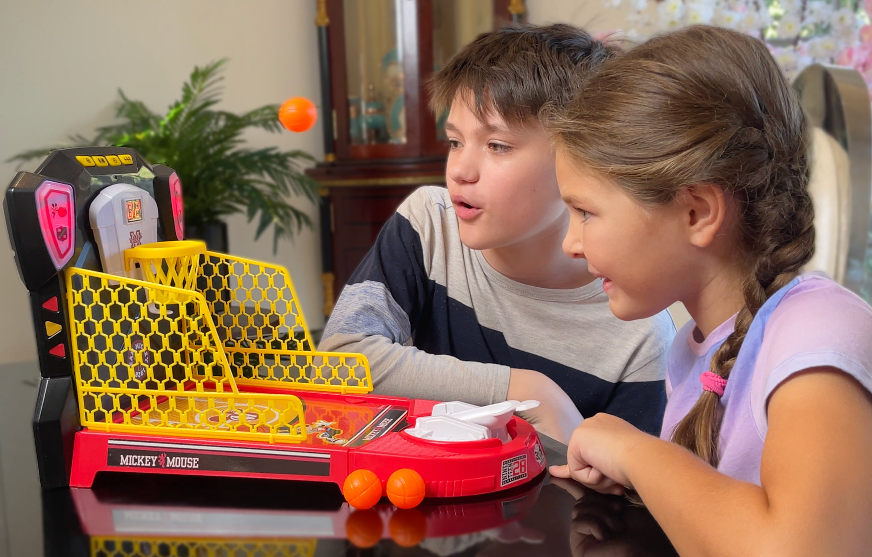 Buzz Lightyear & Mickey Mouse Electronic Tabletop Basketball Playset