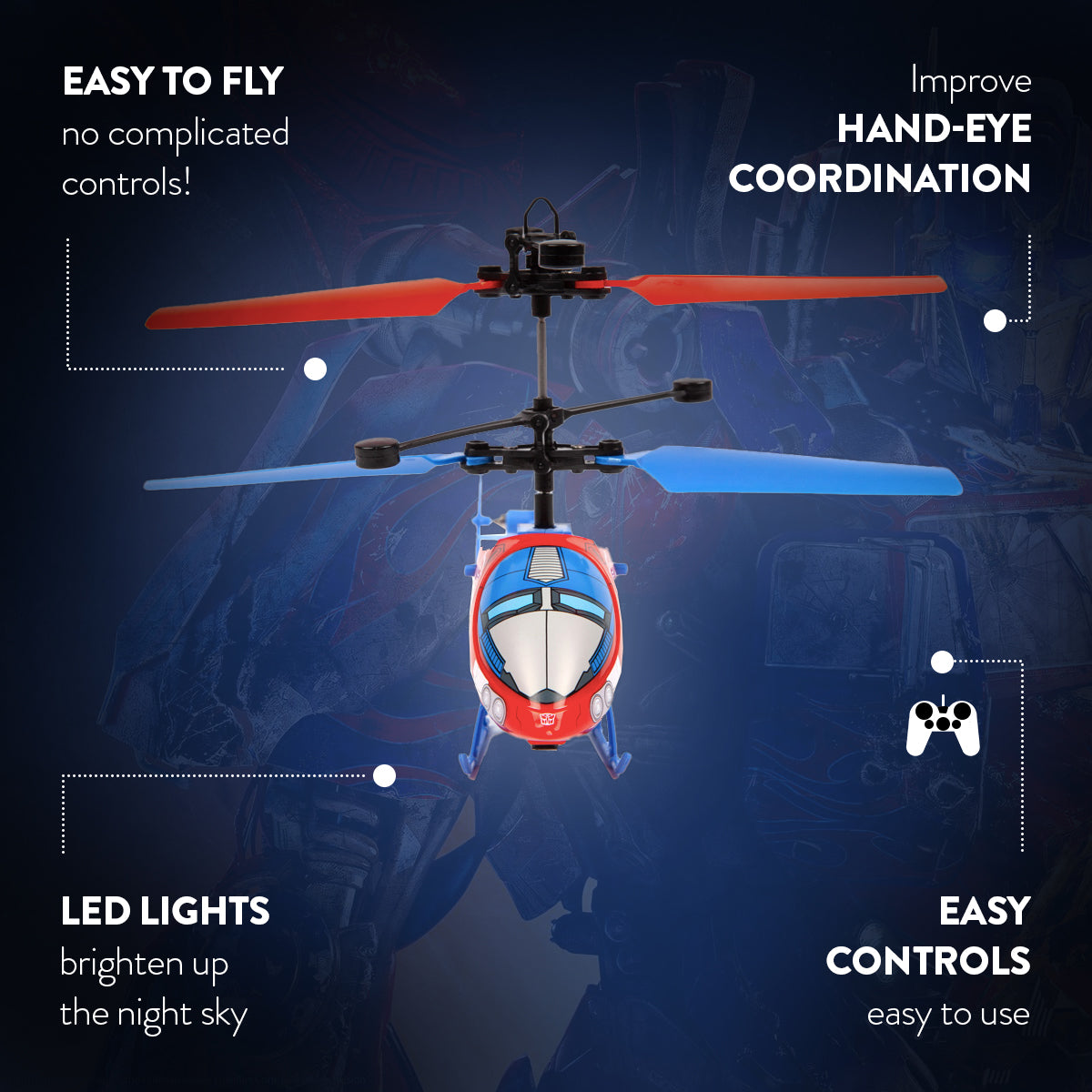 Transformers Optimus Prime RC Helicopter