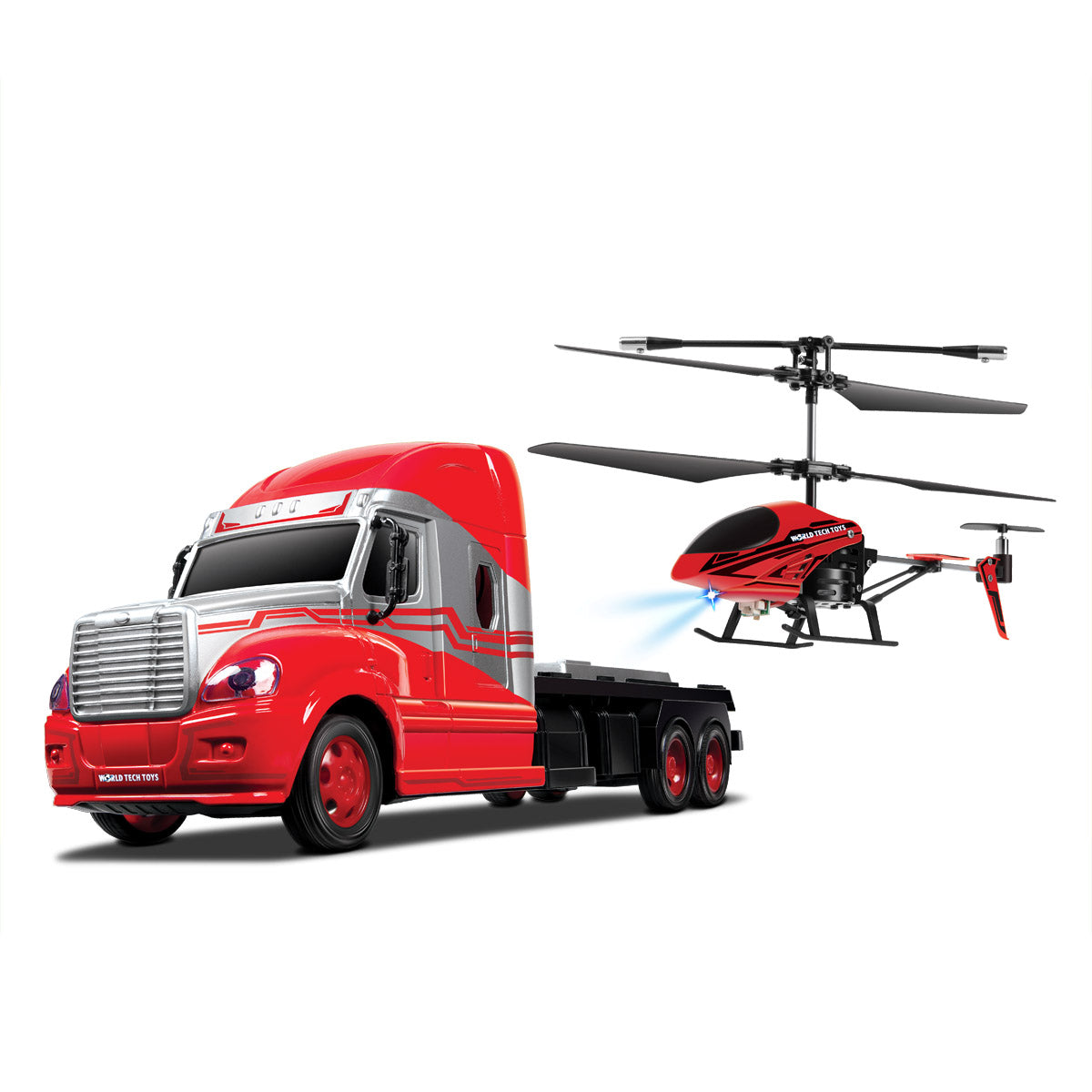 Mega Hauler Gyro RC Helicopter and Truck [2 pack]