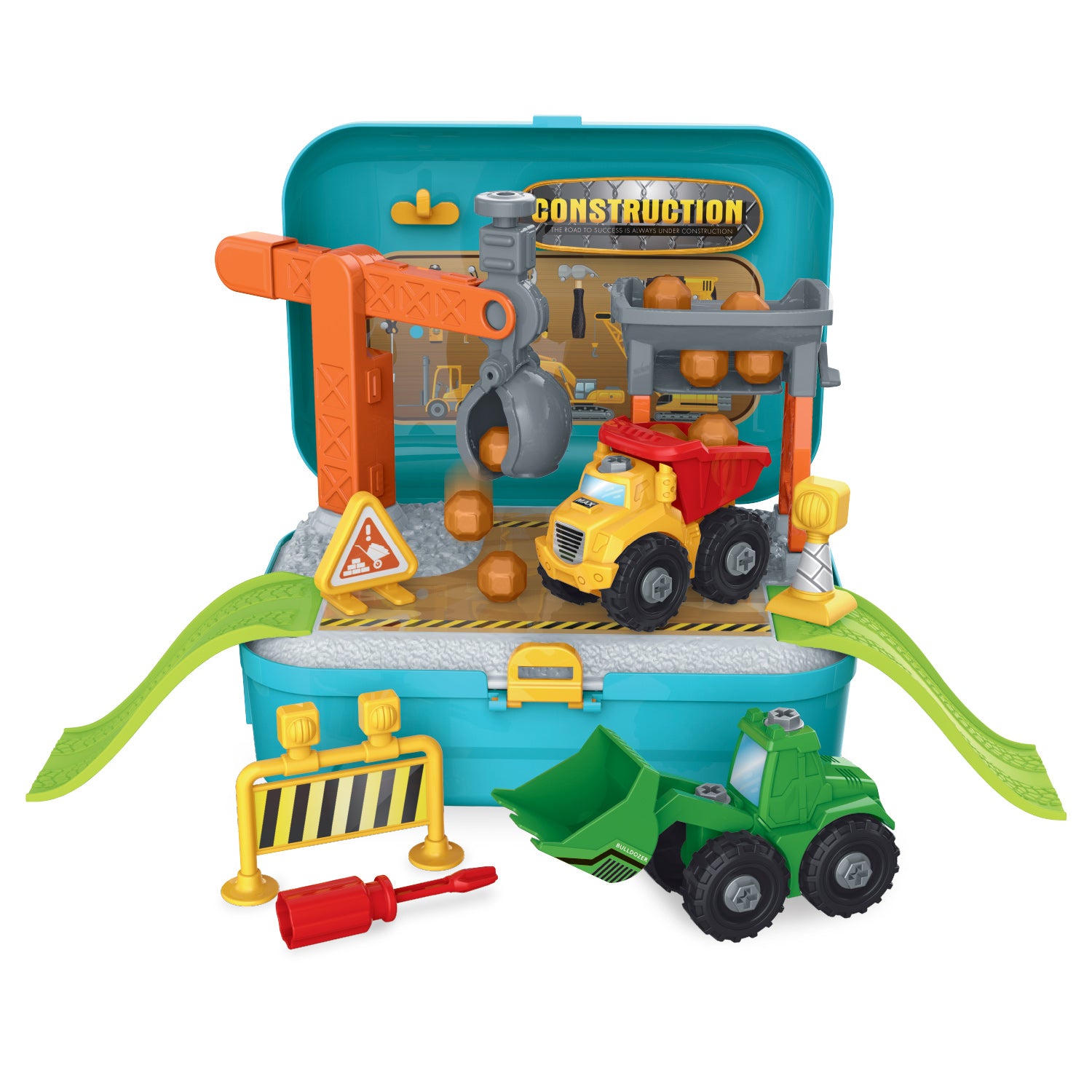 54 Piece Construction Zone Playset