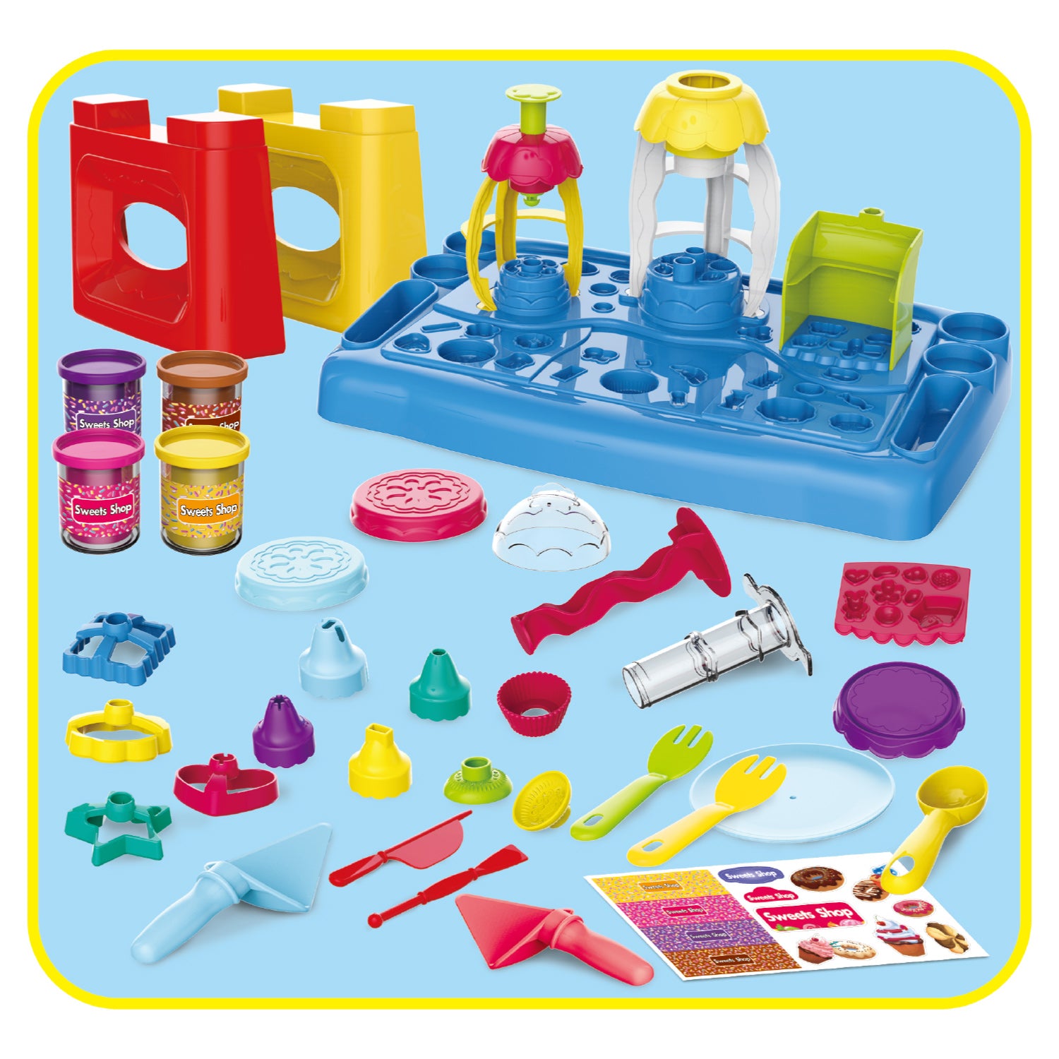 Activity Dough Sweets Shop 37 Piece Playset