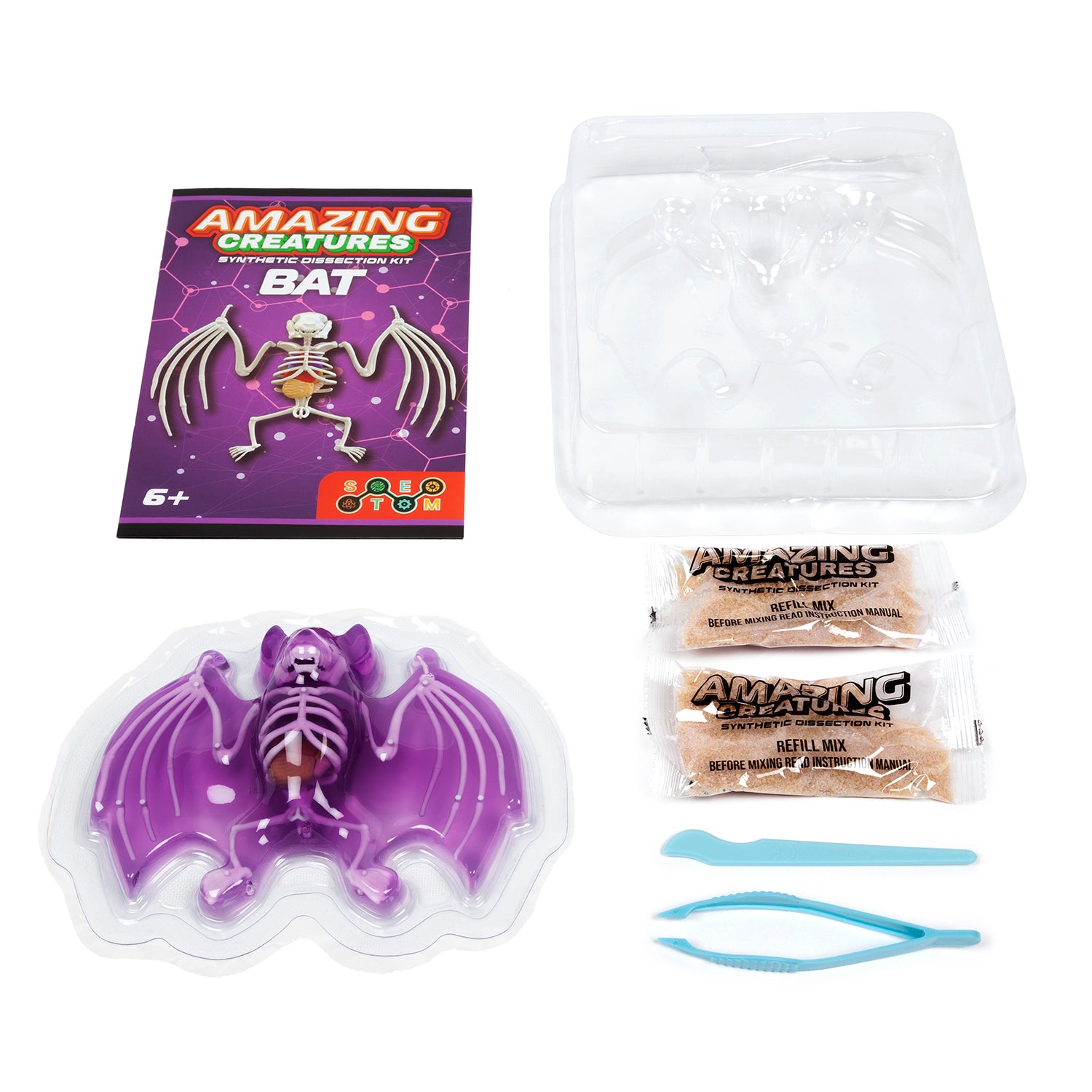 Amazing Creatures Bat Synthetic Dissection Kit - STEM