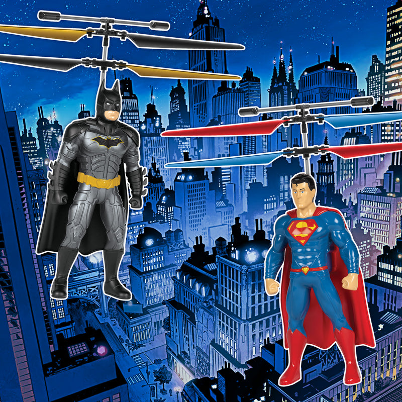 Batman & Superman Flying Figure Bundle