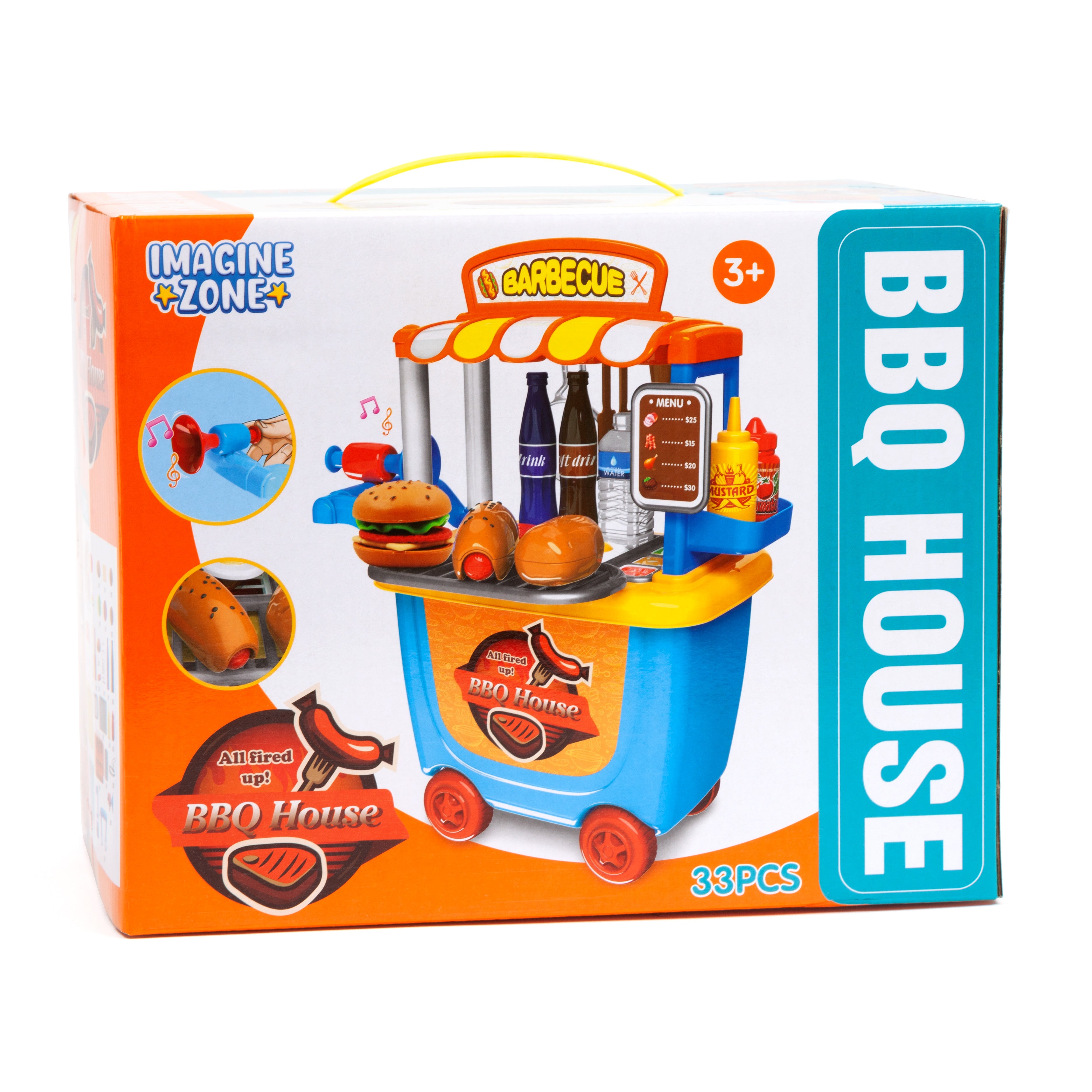 BBQ House 33 Piece Playset