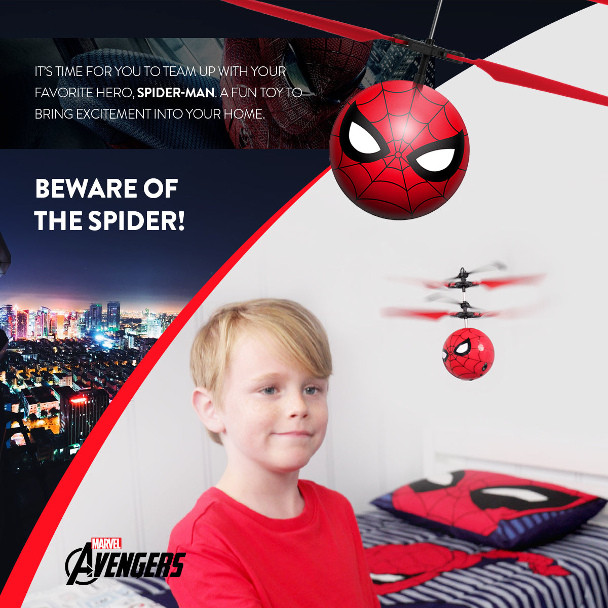 SpiderMan Heli Ball