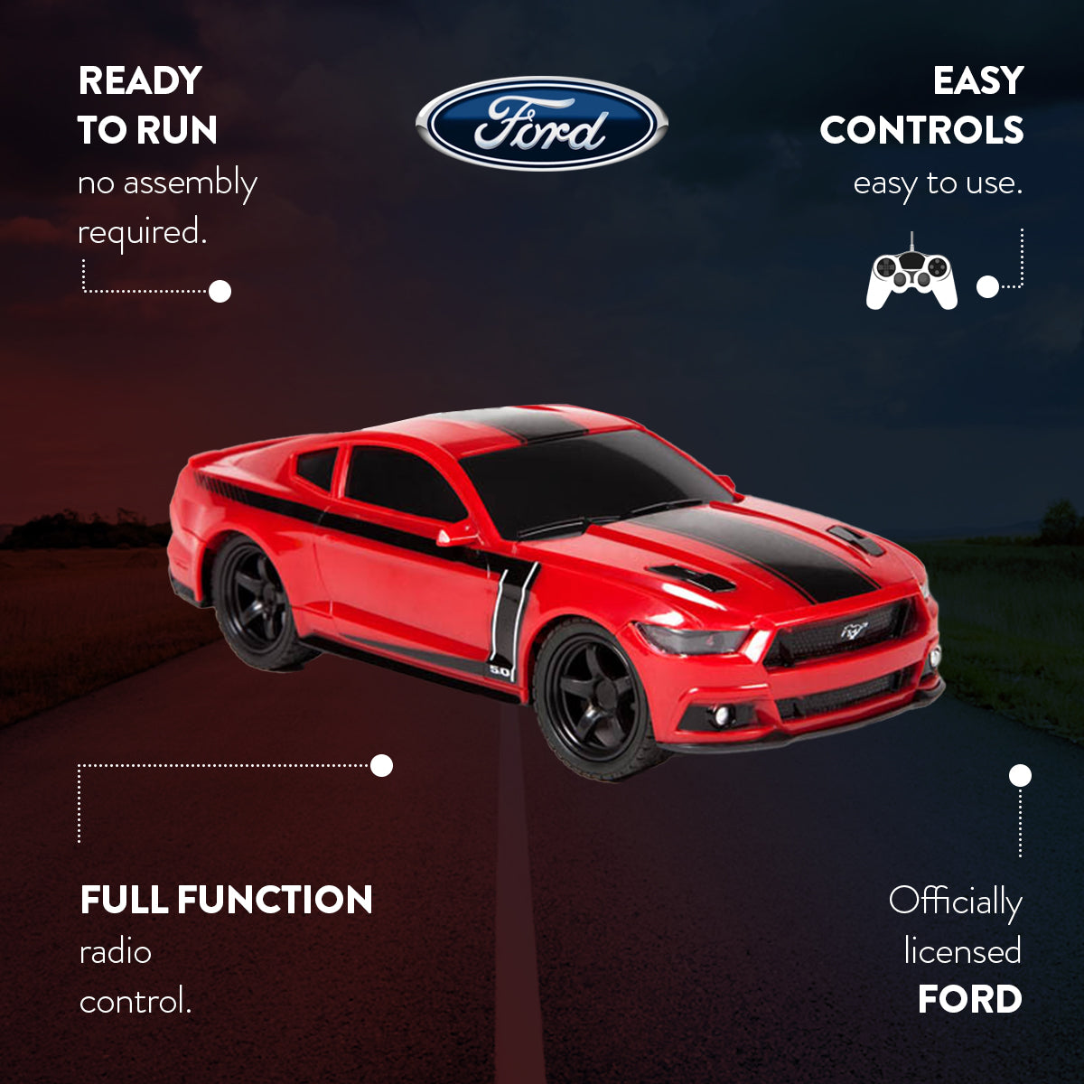 Ford Mustang RC Car [1:24]