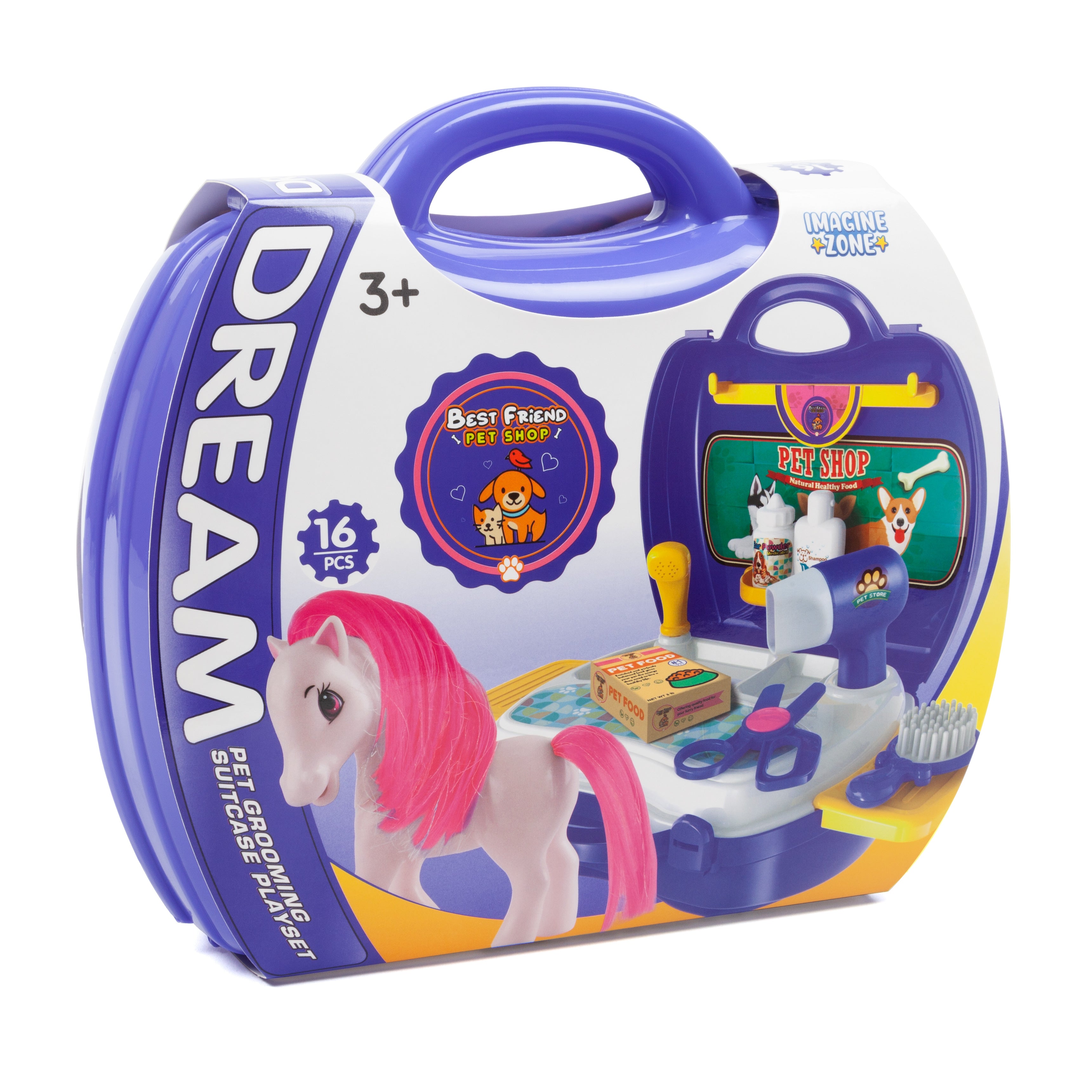 Juego de maleta de 16 piezas Dream Pet Grooming