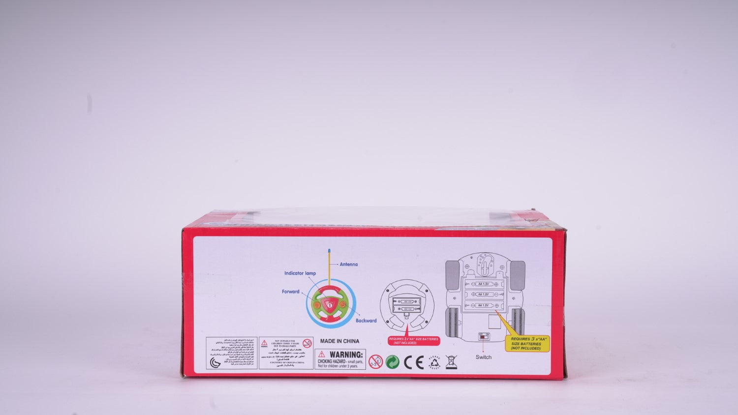 Camión de bomberos eléctrico RC de dibujos animados RTR