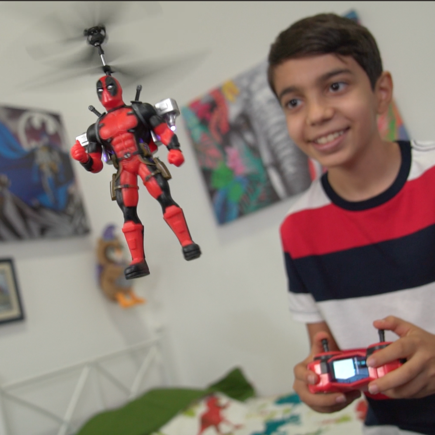 Deadpool Jetpack RC Flying Figure