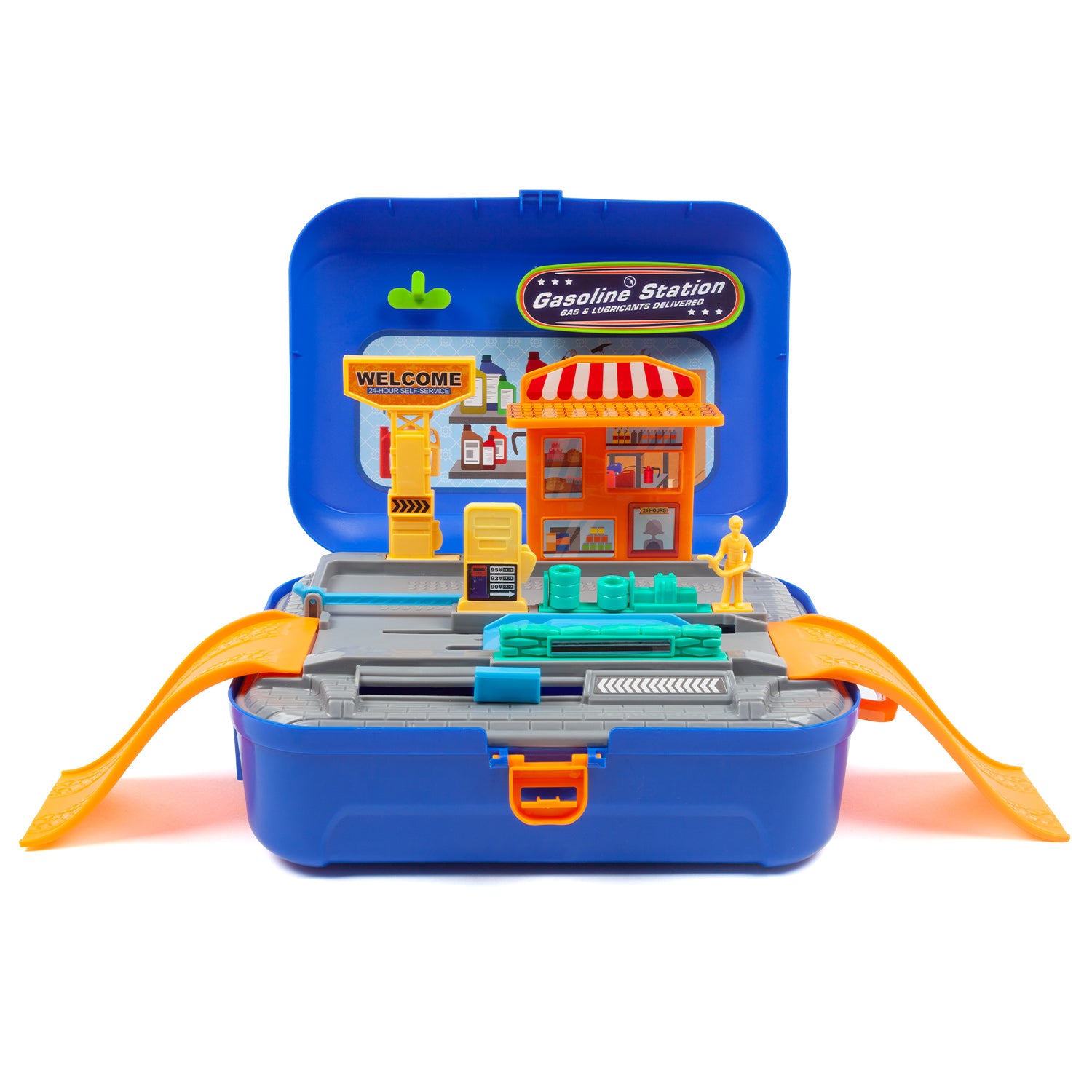 Full Service Gas Station 20 Piece Playset