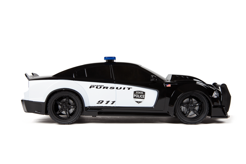 Extreme Machines Dodge Charger 27MHz 1:18 RTR Electric RC Police Car